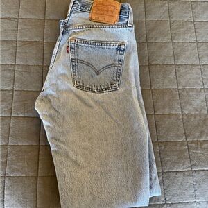 Levi's Straight Jeans in Light Blue